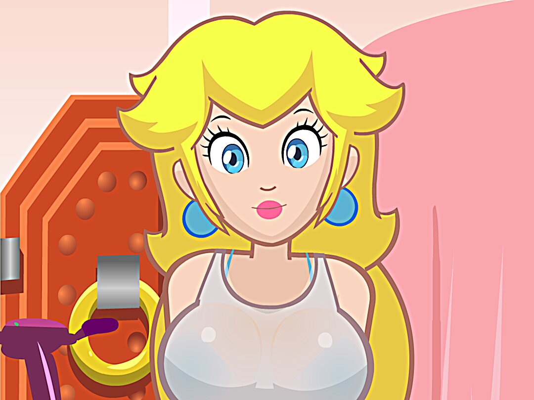 Super Princess Peach Bonus Game.